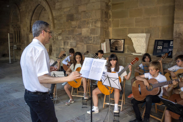 Alumnos de la Escuela-Conservatorio Fernando Remacha.