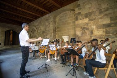 Alumnos de la Escuela-Conservatorio Fernando Remacha.