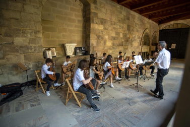 Alumnos de la Escuela-Conservatorio Fernando Remacha.