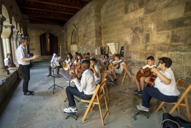 Alumnos de la Escuela-Conservatorio Fernando Remacha.