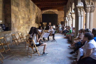 Alumnos de la Escuela-Conservatorio Fernando Remacha.