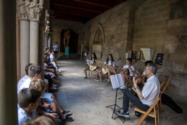 Alumnos de la Escuela-Conservatorio Fernando Remacha.