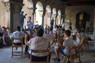 Alumnos de la Escuela-Conservatorio Fernando Remacha.