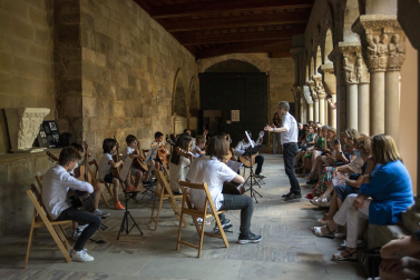 Alumnos de la Escuela-Conservatorio Fernando Remacha.