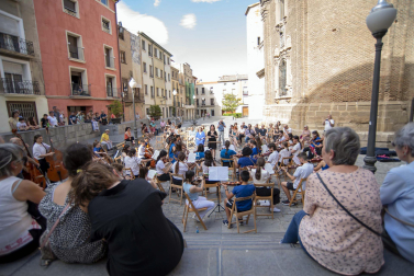 Alumnos de la Escuela-Conservatorio Fernando Remacha.