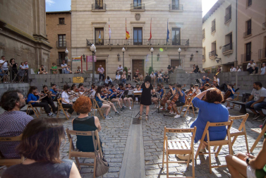 Alumnos de la Escuela-Conservatorio Fernando Remacha.