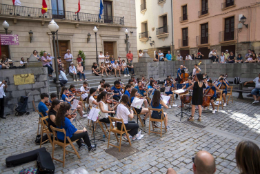 Alumnos de la Escuela-Conservatorio Fernando Remacha.