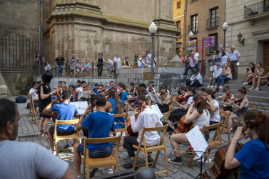 Alumnos de la Escuela-Conservatorio Fernando Remacha.