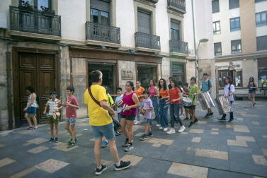 Alumnos de la Escuela-Conservatorio Fernando Remacha.