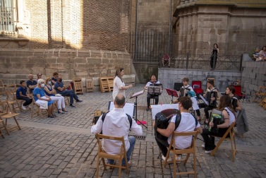 Alumnos de la Escuela-Conservatorio Fernando Remacha.