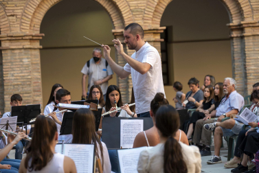 Alumnos de la Escuela-Conservatorio Fernando Remacha.