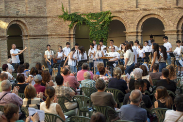 Alumnos de la Escuela-Conservatorio Fernando Remacha.