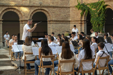 Alumnos de la Escuela-Conservatorio Fernando Remacha.