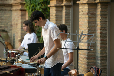 Alumnos de la Escuela-Conservatorio Fernando Remacha.