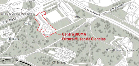 su ubicación en el campus