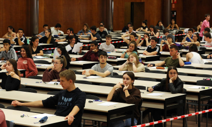 Fotos del comienzo de las pruebas de la Evaluación de Acceso a la Universidad (EvAU) en la UPNA.