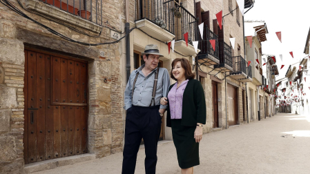 Estella se convierte en escenario de película con el rodaje de 'La Voz del Sol' de Carol Polakoff, que reúne en la localidad navarra a actores como Carmen Machi, Karra Elejalde