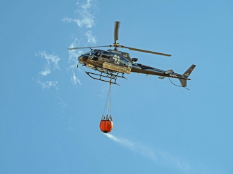 Fotos de los incendios en la zona de Ujué y San Martín de Unx.