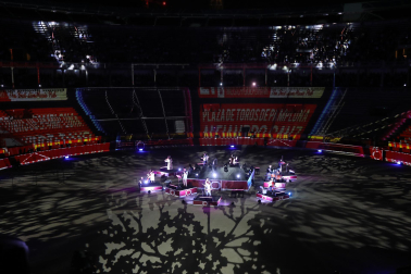 Espectáculo por el centenario de la plaza de toros de Pamplona.