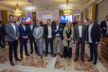 Asistentes a 'La Noche de las Empresas' organizada por BrandOK en el Hotel 3 Reyes de Pamplona
