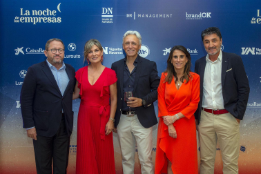 Asistentes a 'La Noche de las Empresas' organizada por BrandOK en el Hotel 3 Reyes de Pamplona