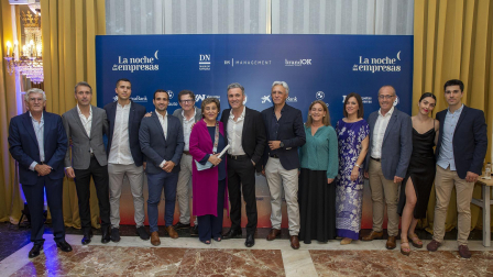 Asistentes a 'La Noche de las Empresas' organizada por BrandOK en el Hotel 3 Reyes de Pamplona