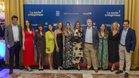 Asistentes a 'La Noche de las Empresas' organizada por BrandOK en el Hotel 3 Reyes de Pamplona