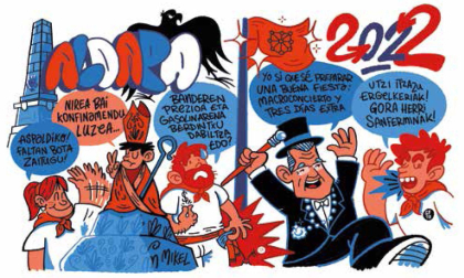 Pancarta de San Fermín 2022