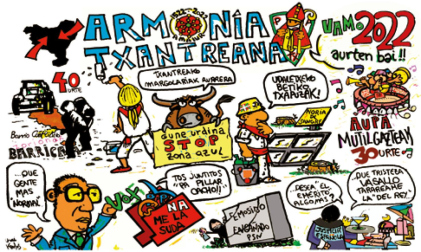 Pancarta de San Fermín 2022