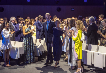 La Princesa Leonor, el Rey Felipe VI, la Reina Letizia y la Infanta Sofía presiden la entrega de los Premios Fundación Princesa de Girona