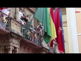 Vídeo del momento en el que Unzué prende la mecha del inicio de los Sanfermines