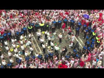 Vídeo de La Pamplona tras el chupinazo