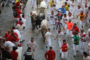 Encierro del 7 de julio 2022. Toros de Núñez del Cuvillo.