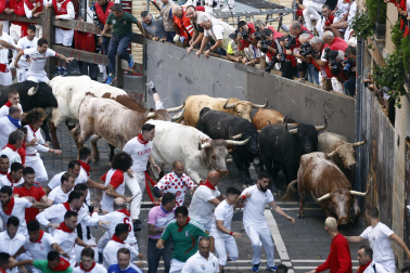 Encierro del 7 de julio 2022. Toros de Núñez del Cuvillo.