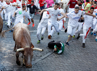 Encierro del 7 de julio 2022. Toros de Núñez del Cuvillo.