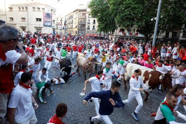 Encierro del 7 de julio 2022. Toros de Núñez del Cuvillo.