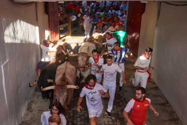 Encierro del 7 de julio 2022. Toros de Núñez del Cuvillo.