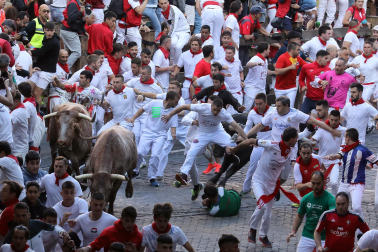 Encierro del 7 de julio 2022. Toros de Núñez del Cuvillo.
