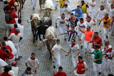Encierro del 7 de julio 2022. Toros de Núñez del Cuvillo.