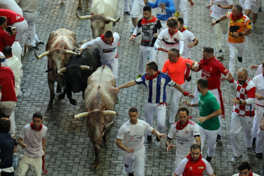 Encierro del 7 de julio 2022. Toros de Núñez del Cuvillo.
