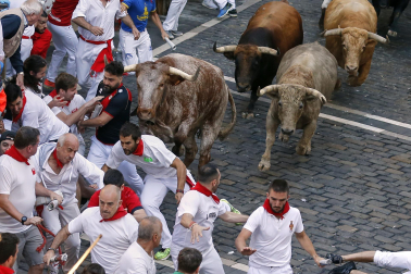 Encierro del 7 de julio 2022. Toros de Núñez del Cuvillo.