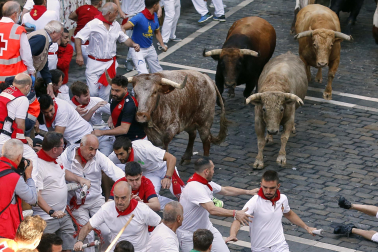 Encierro del 7 de julio 2022. Toros de Núñez del Cuvillo.