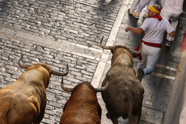 Encierro del 7 de julio 2022. Toros de Núñez del Cuvillo.