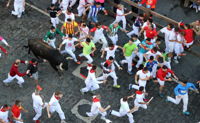 Encierro del 7 de julio 2022. Toros de Núñez del Cuvillo.