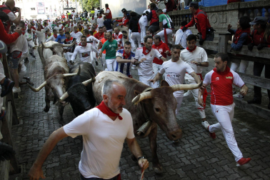 Encierro del 7 de julio 2022. Toros de Núñez del Cuvillo.