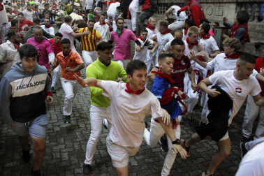 Encierro del 7 de julio 2022. Toros de Núñez del Cuvillo.