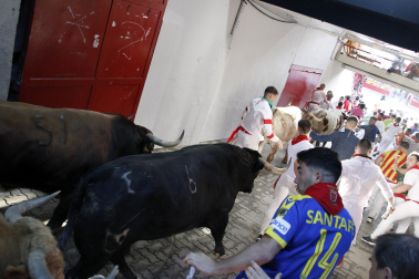 Encierro del 7 de julio 2022. Toros de Núñez del Cuvillo.
