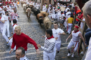 Encierro del 7 de julio 2022. Toros de Núñez del Cuvillo.