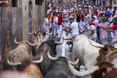Encierro del 7 de julio 2022. Toros de Núñez del Cuvillo.