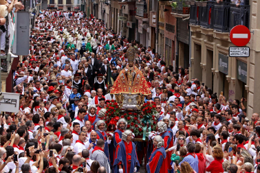 Imágenes de la procesión de San Fermín este 7 de julio de 2022.